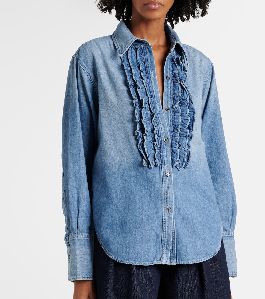 Camisa de denim con volantes | Citizens of Humanity