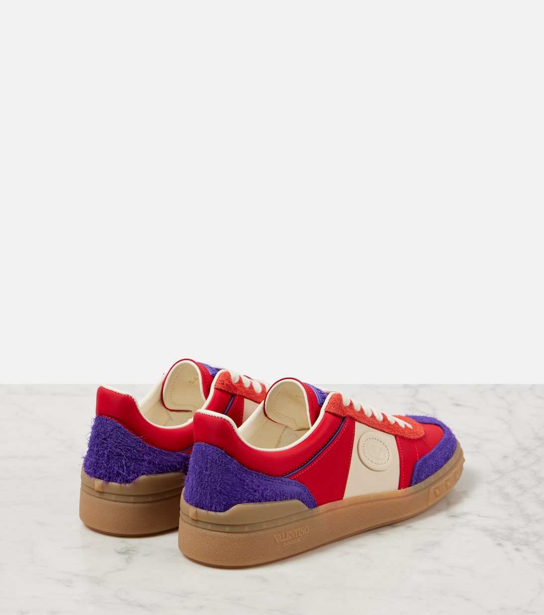 Upvillage VLogo suede sneakers | Valentino Garavani