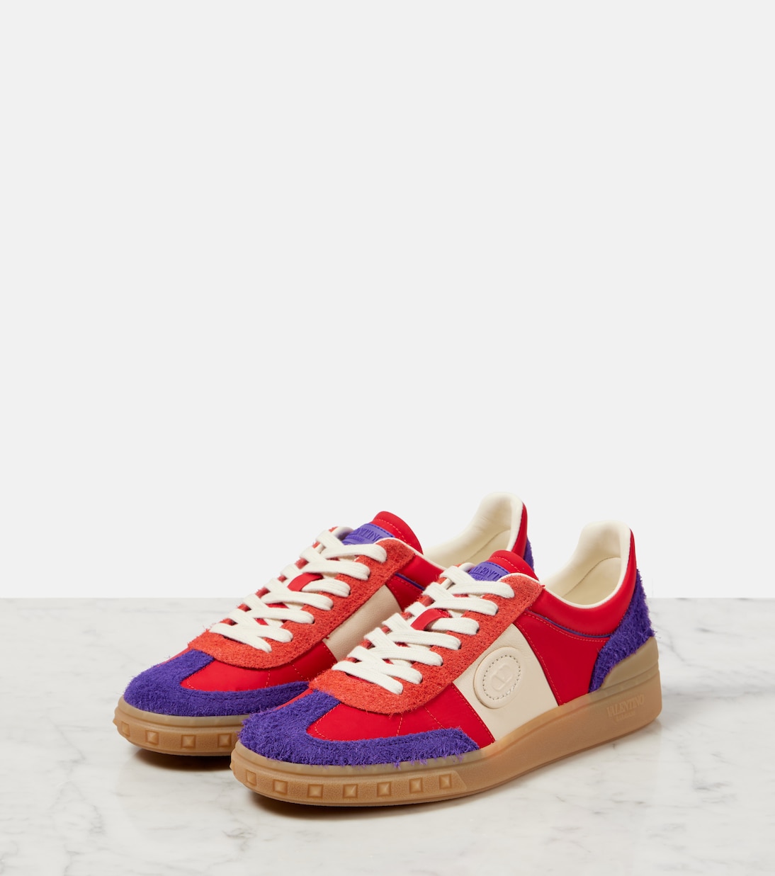 Upvillage VLogo suede sneakers | Valentino Garavani