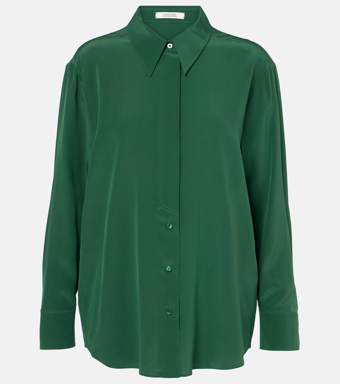 Blusa Striking Volumes in seta | Dorothee Schumacher