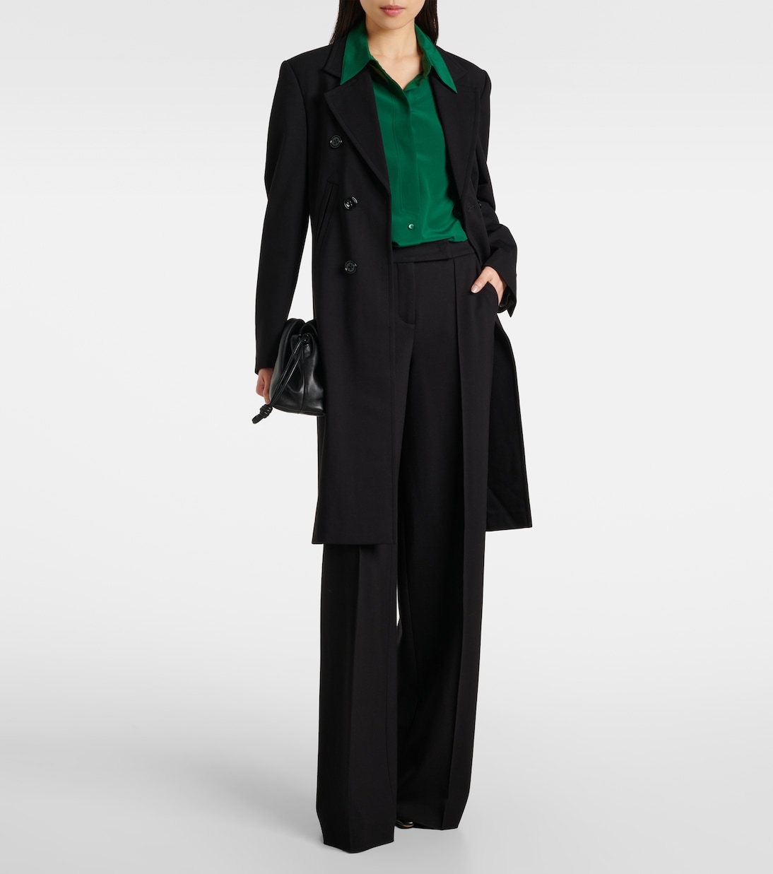 Blusa Striking Volumes in seta | Dorothee Schumacher
