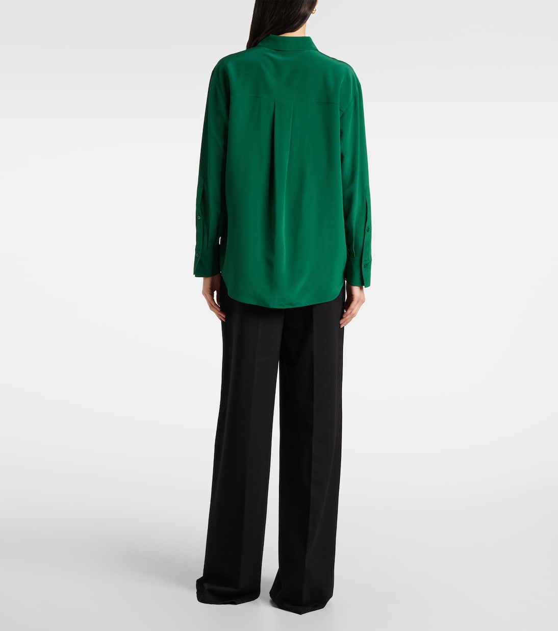 Blusa Striking Volumes in seta | Dorothee Schumacher