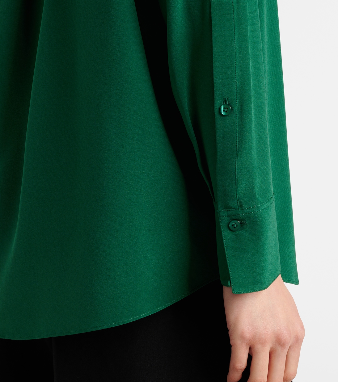 Blusa Striking Volumes in seta | Dorothee Schumacher