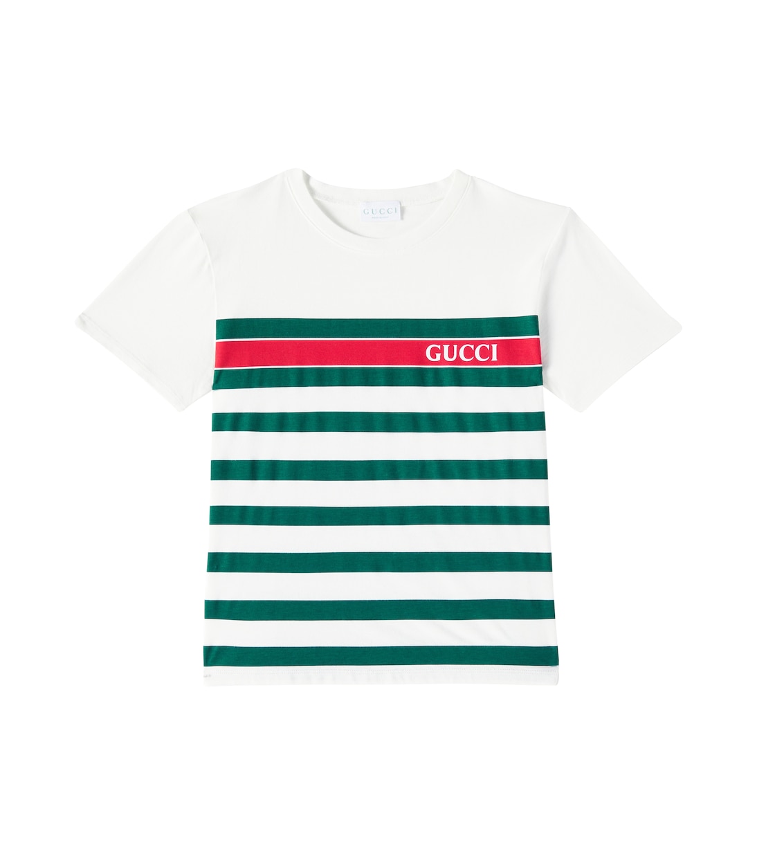 T-shirt in cotone a righe | Gucci Kids