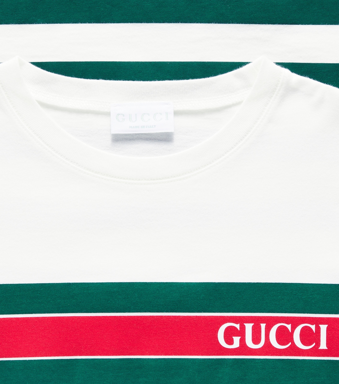 T-shirt in cotone a righe | Gucci Kids