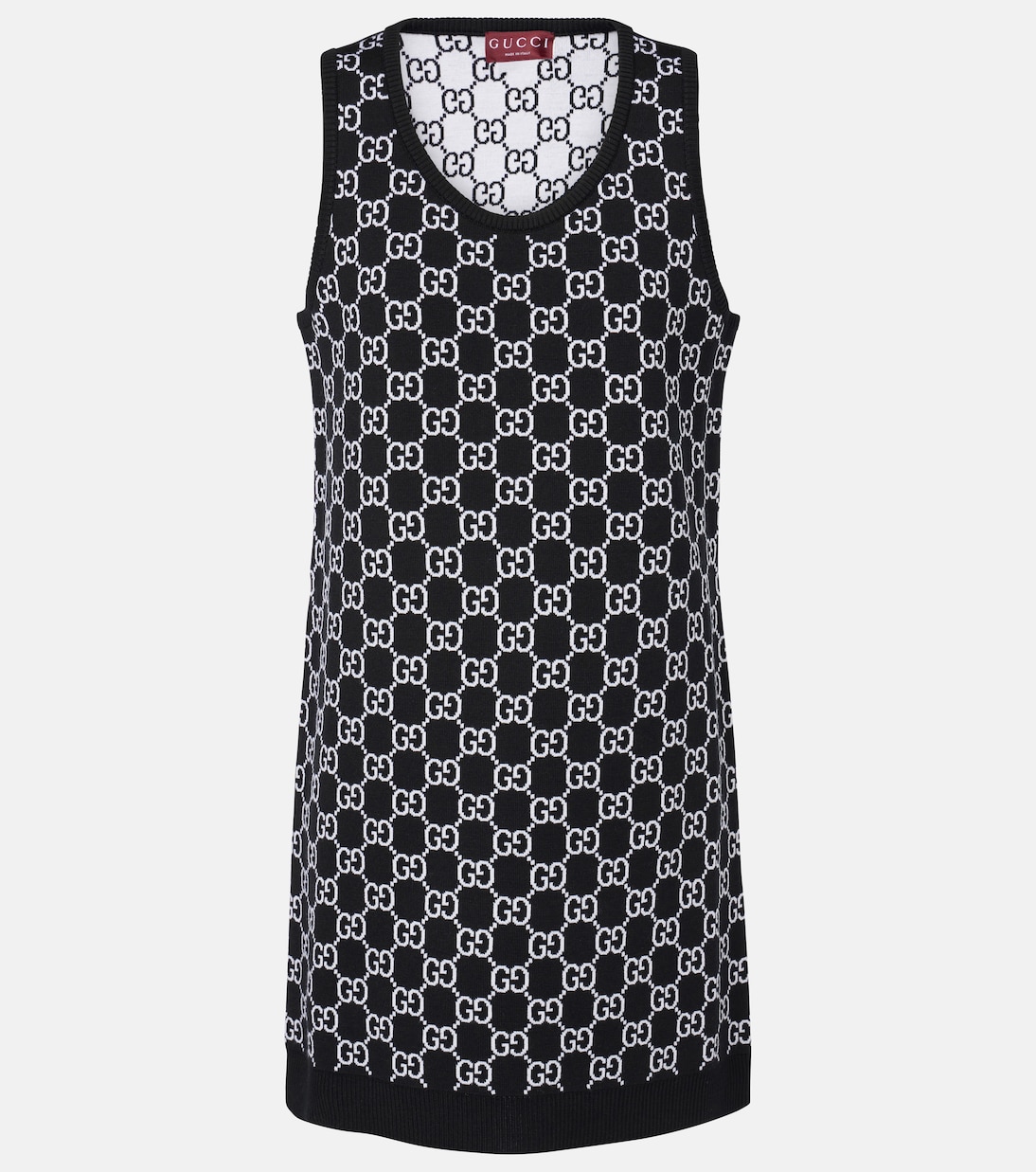 Robe GG en jacquard de laine mélangée | Gucci