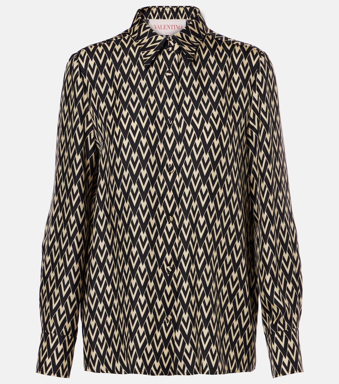 Chemise Monogram en soie | Valentino