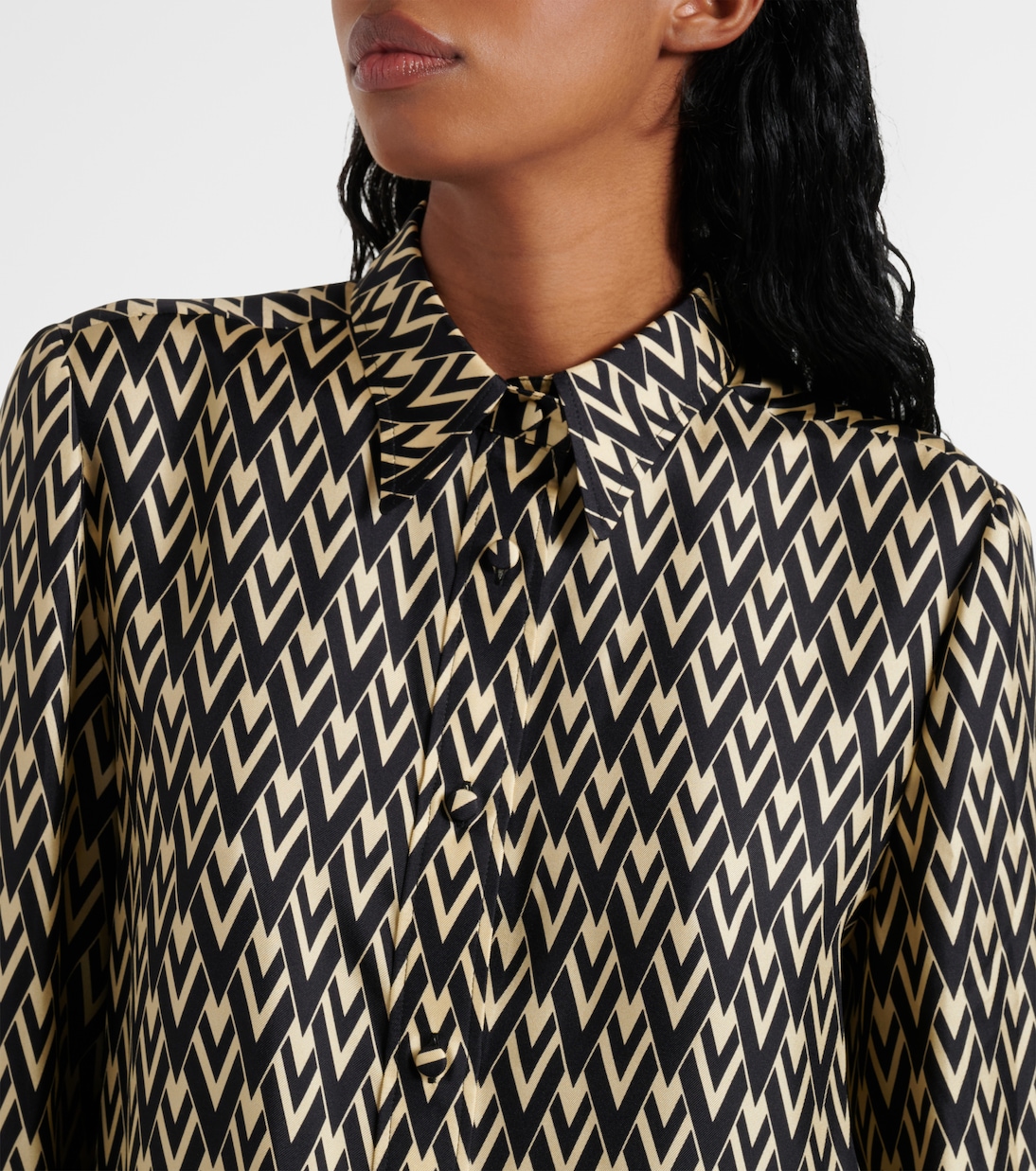 Chemise Monogram en soie | Valentino