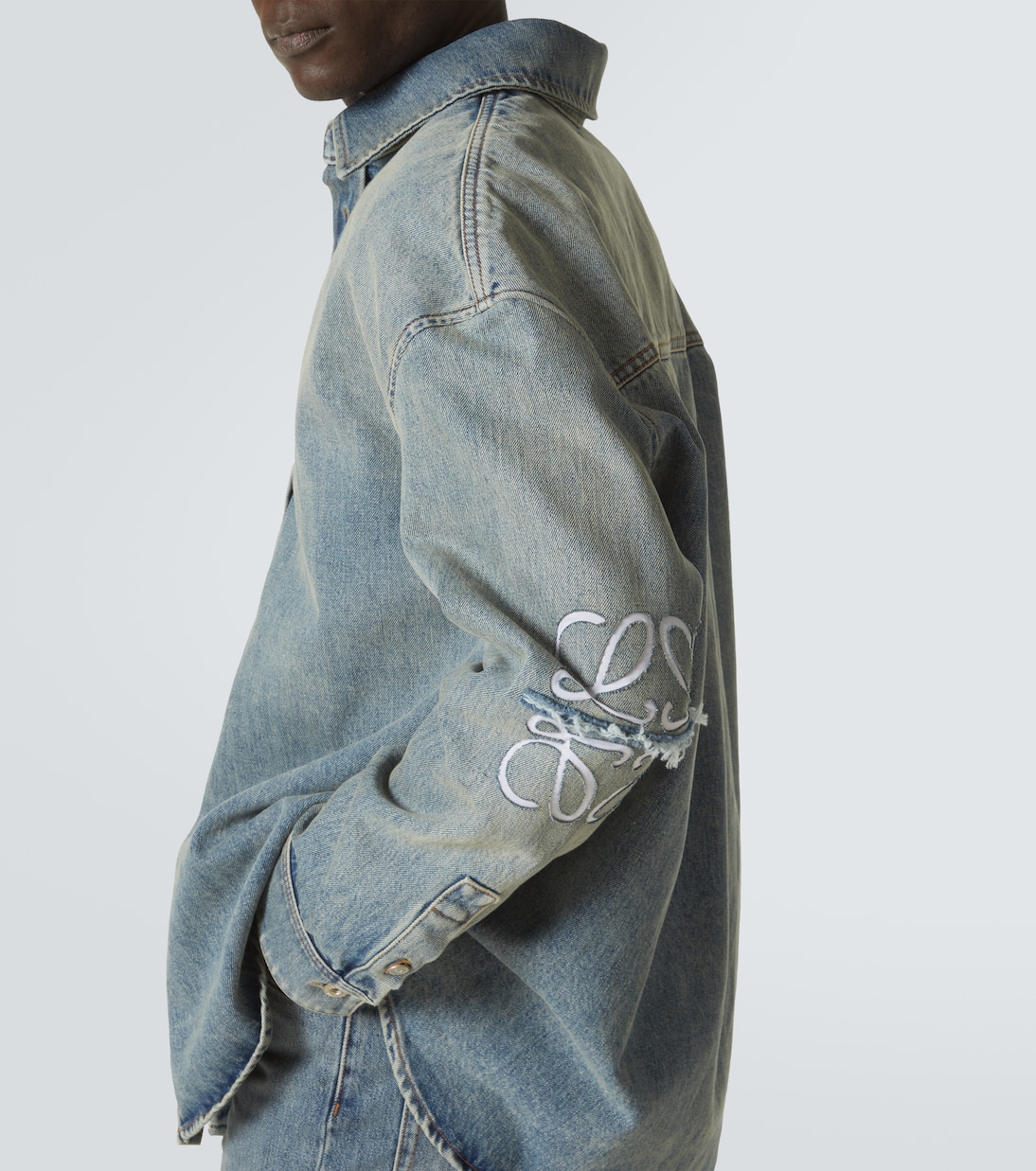 Hemdjacke Anagram aus Denim | Loewe