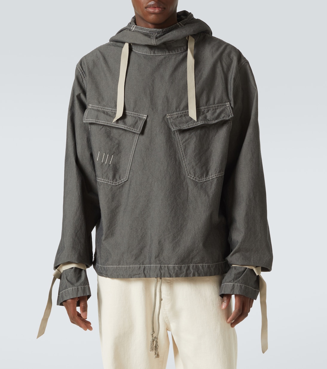 Felpa in cotone con cappuccio | Maison Margiela