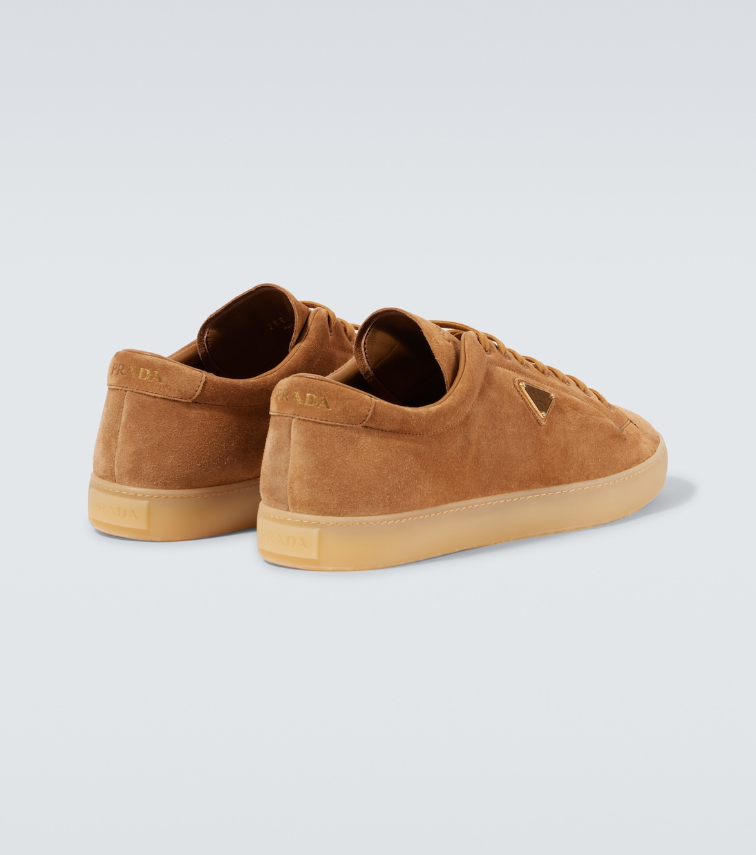 Sneakers in suede con logo | Prada