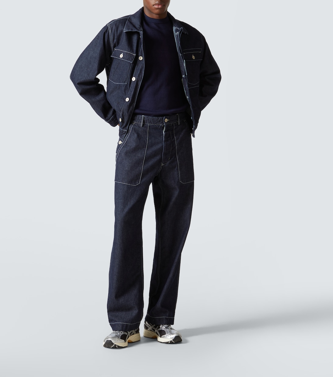 Pullover Indigo aus Baumwolle | C.P. Company