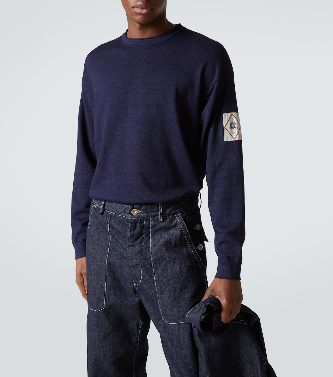 Pullover Indigo aus Baumwolle | C.P. Company