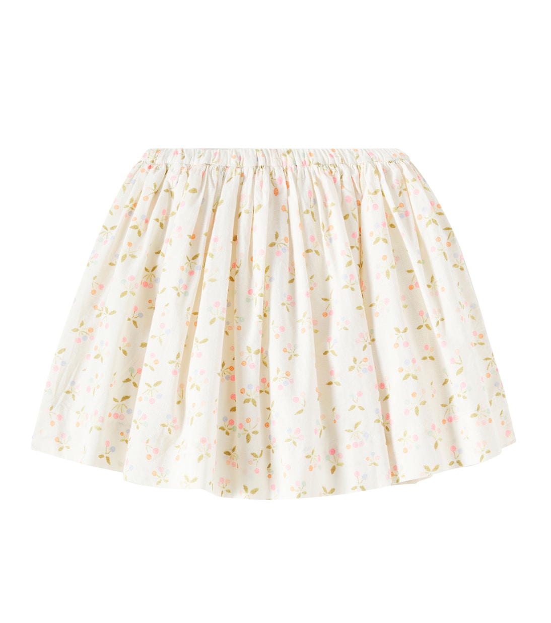 Gonna Suzon in cotone con stampa | Bonpoint