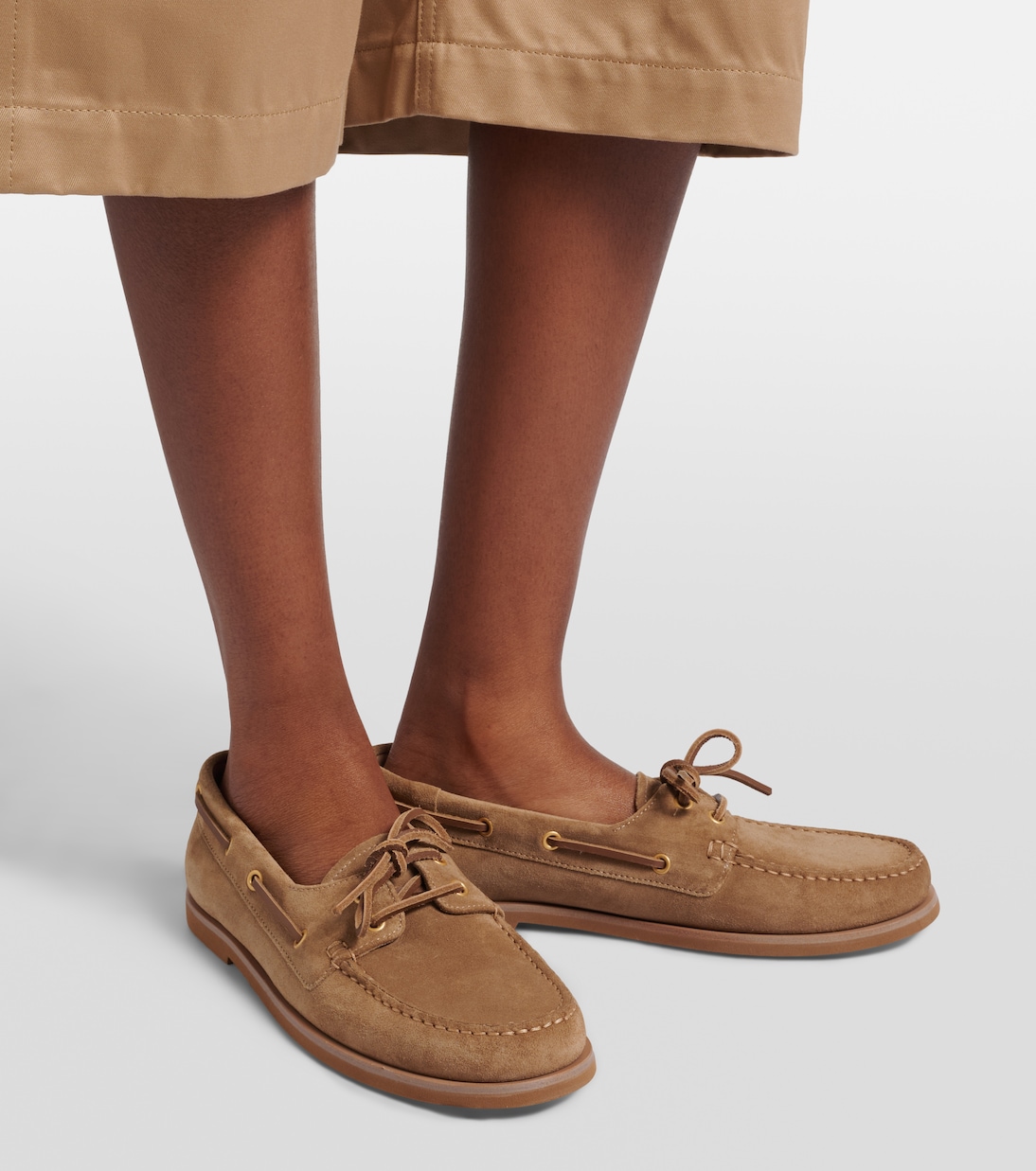 Segelschuhe Vandée aus Veloursleder | Gianvito Rossi