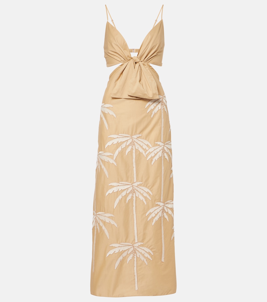 Abito midi Sea Swirl con cut-out | Johanna Ortiz