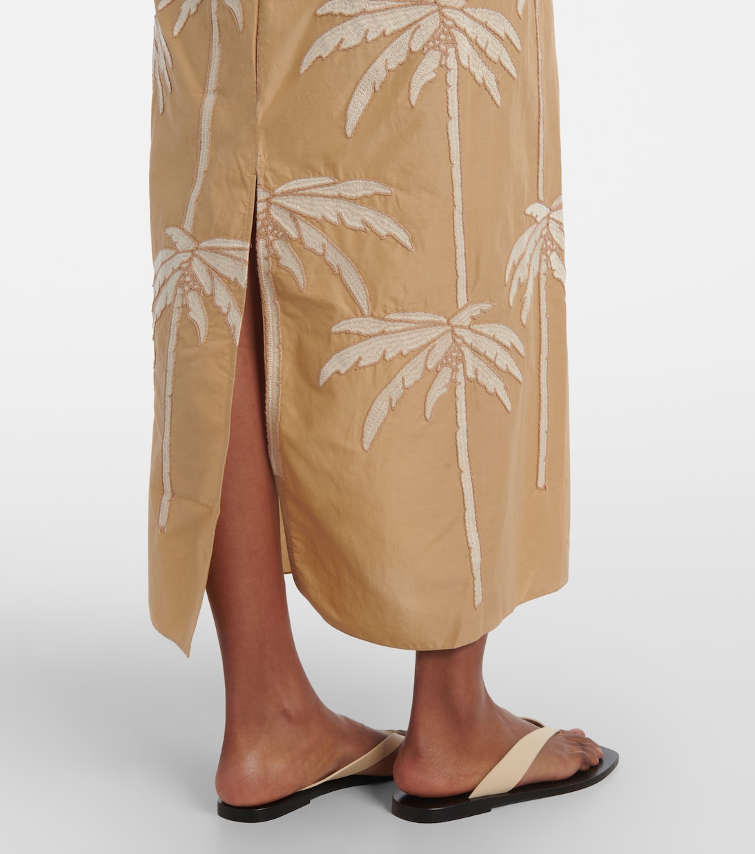 Abito midi Sea Swirl con cut-out | Johanna Ortiz