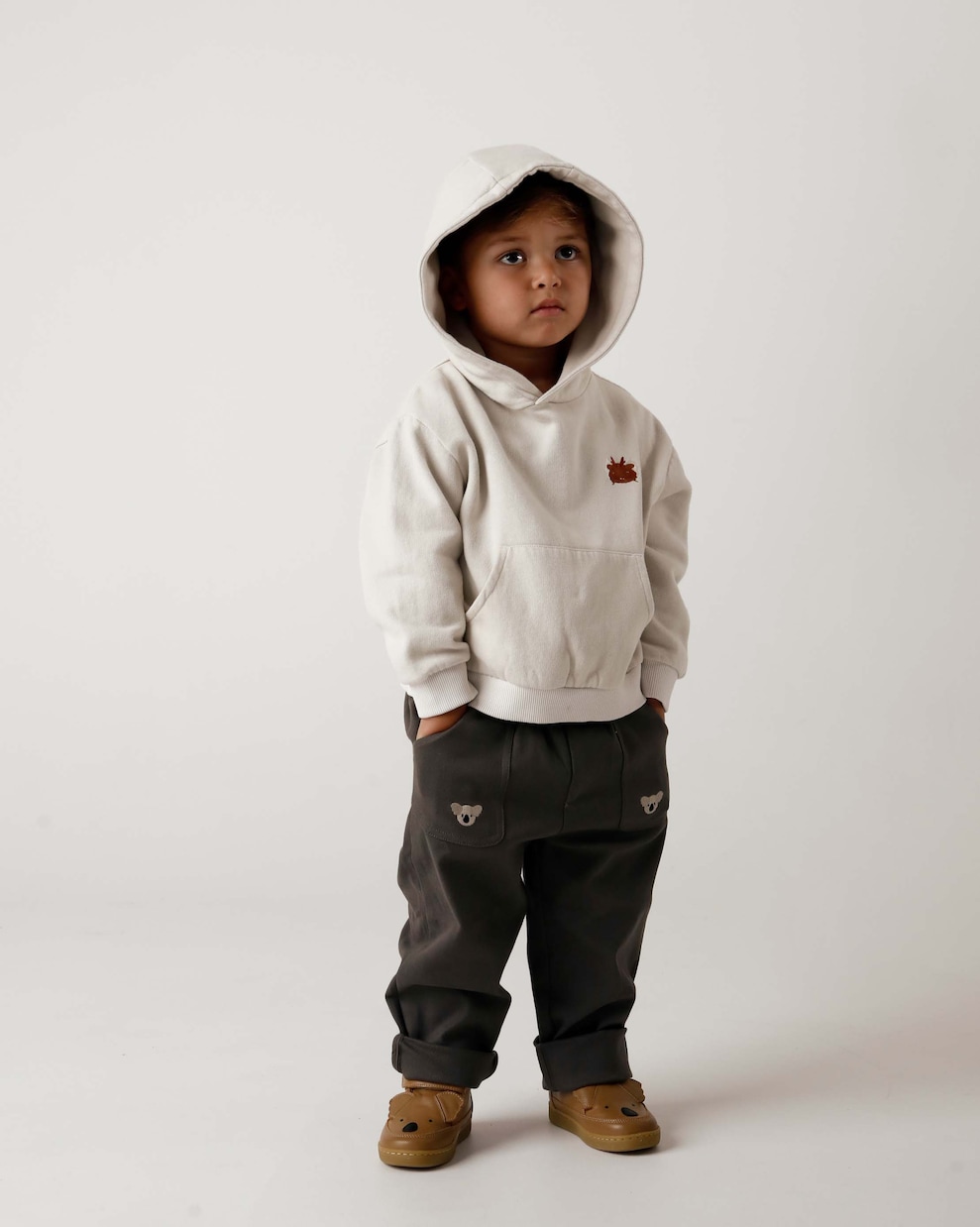 Pantaloni regular Kassim in cotone | Donsje