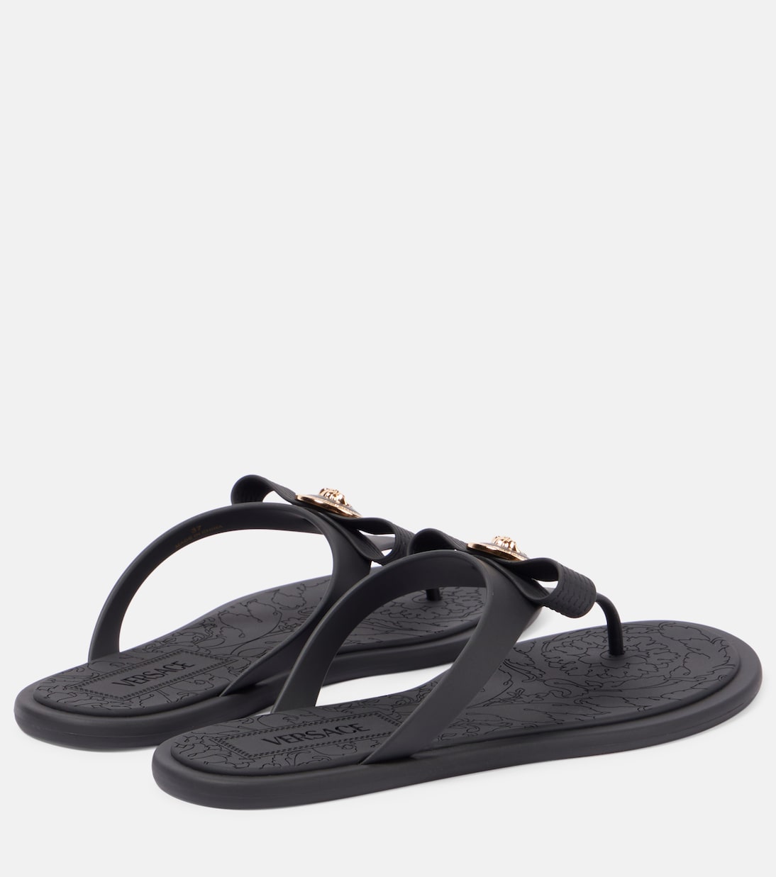 Sandali con cinturino alla caviglia VERSACE, design Medusa per giovani trendy