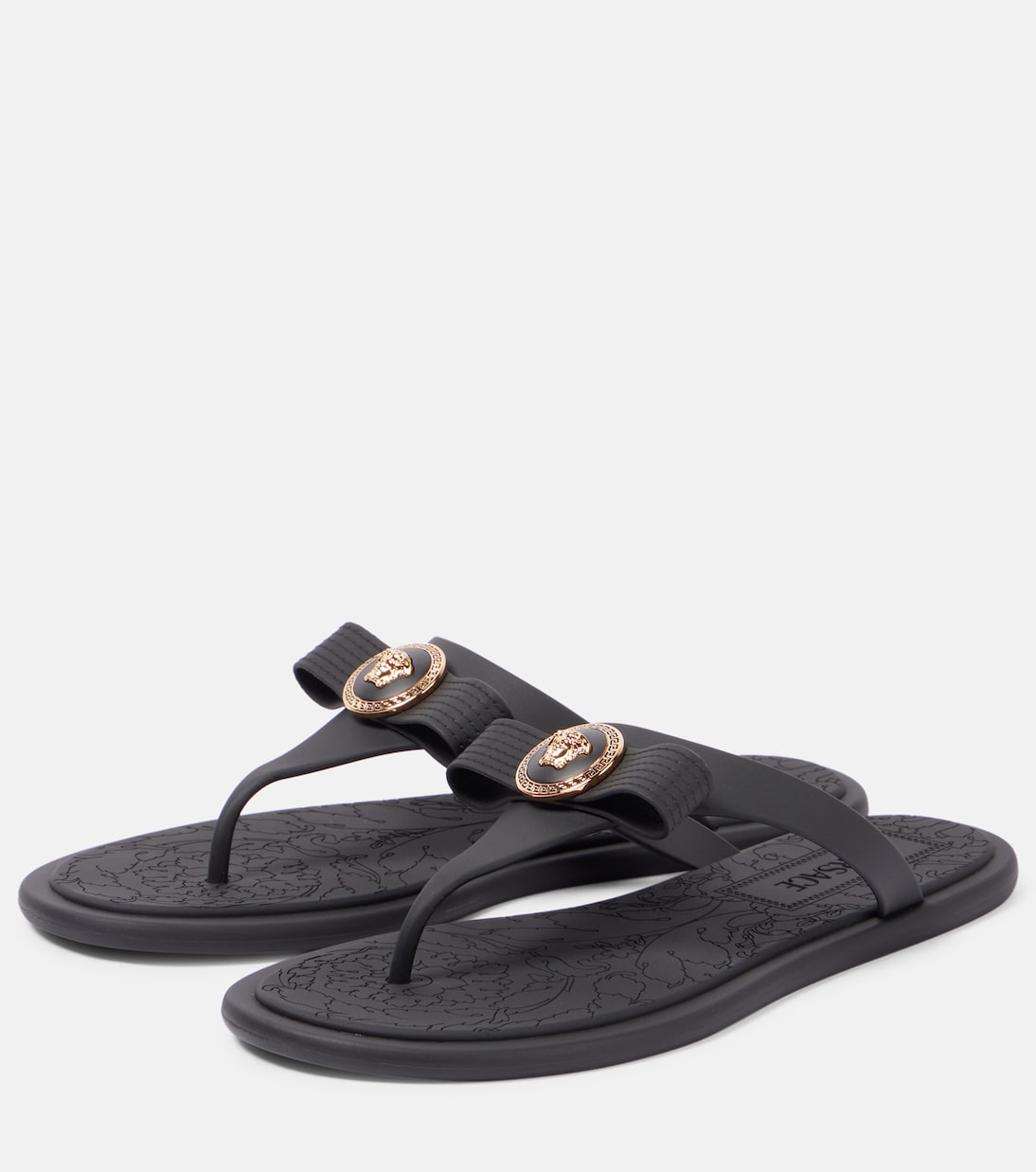 Sandali con cinturino alla caviglia VERSACE, design Medusa per giovani trendy