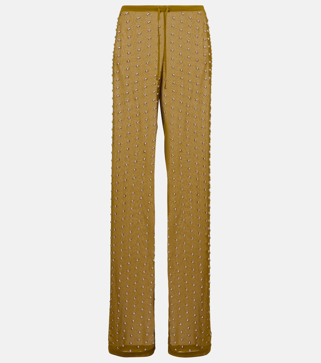 Pantaloni regular con borchie | Dries Van Noten