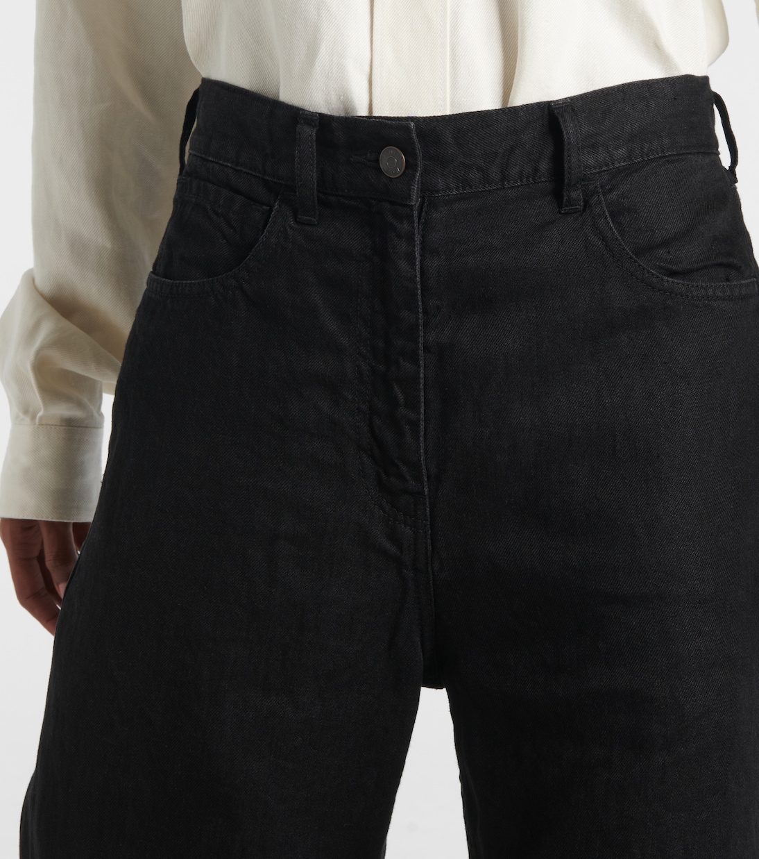 Jeans regular Tarley in lino | The Row