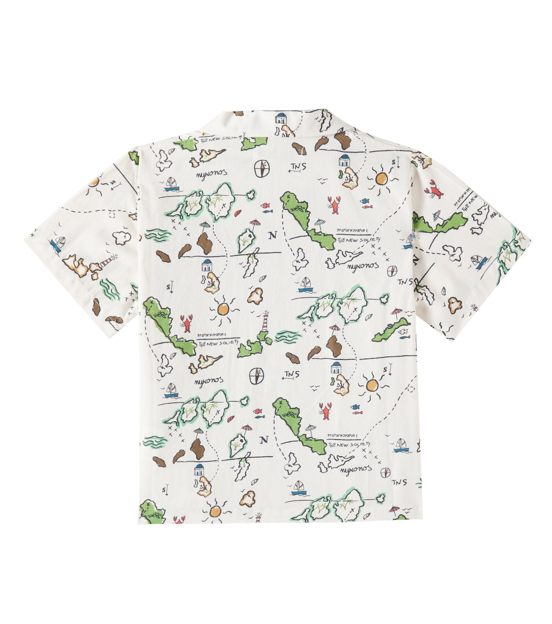 Camicia Arkoi in cotone con stampa | The New Society