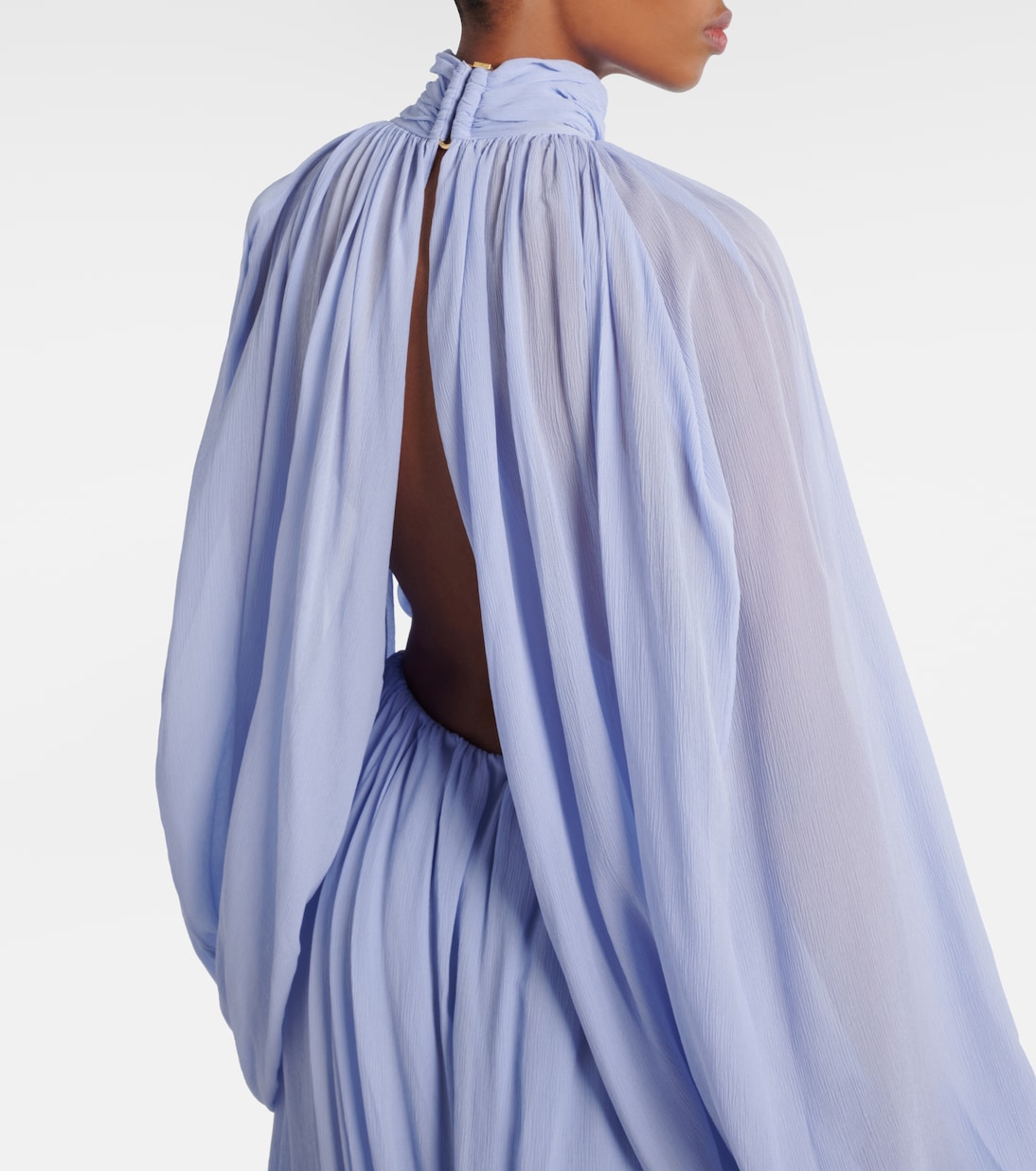 Abito midi in crepon di seta  | Stella McCartney