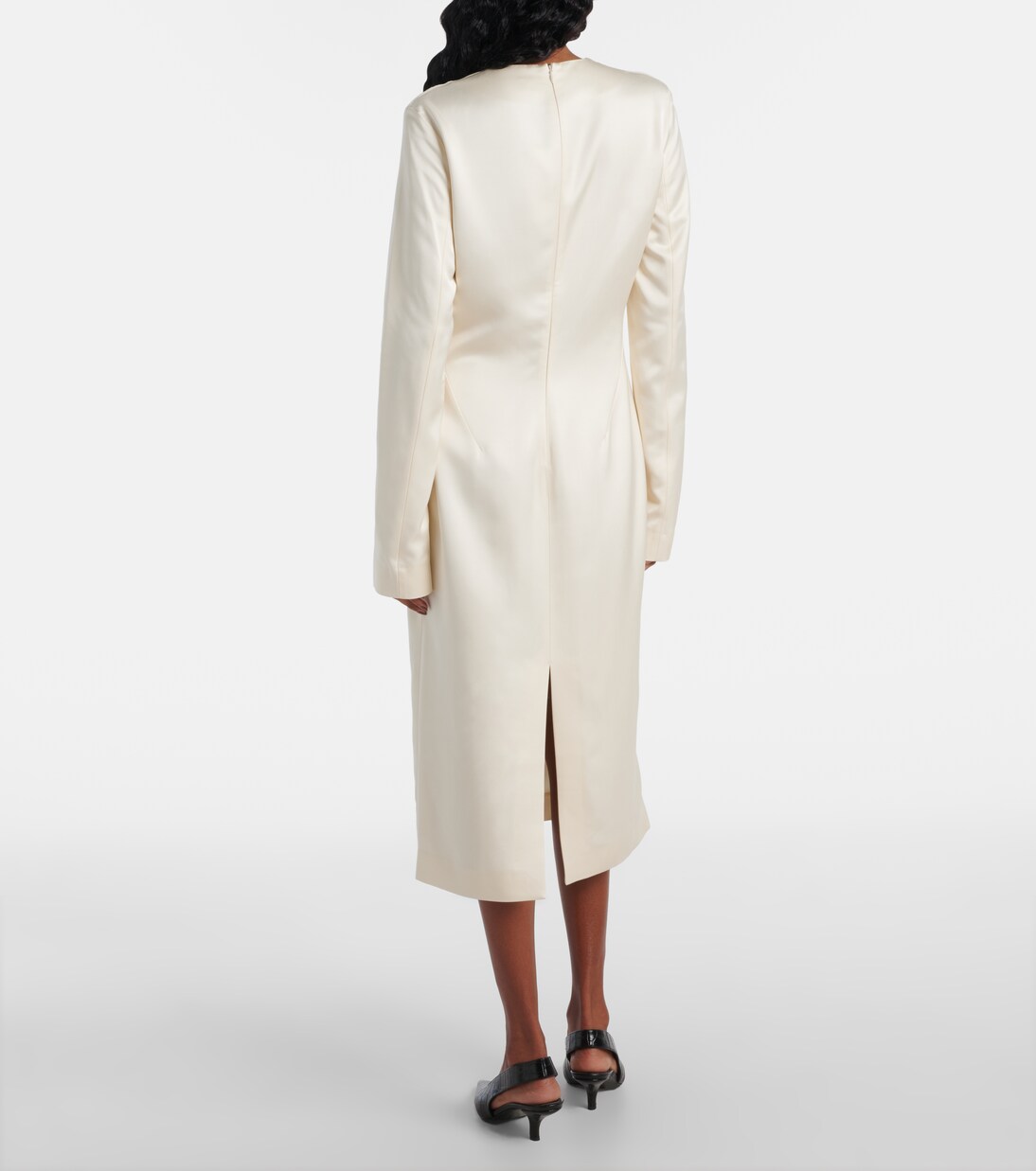 Abito midi in raso | Toteme