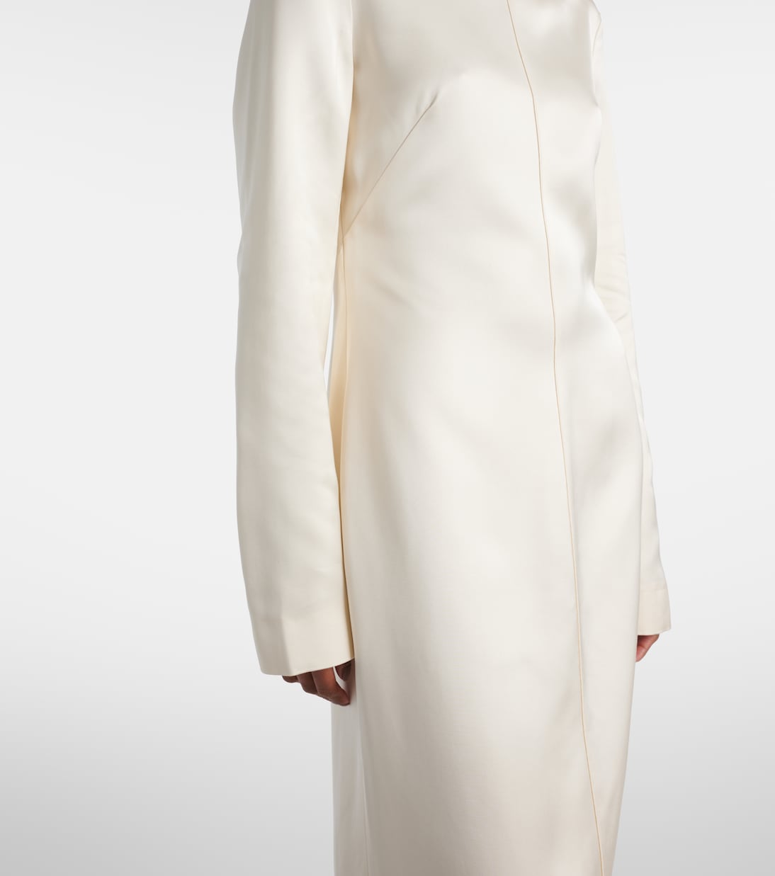 Abito midi in raso | Toteme
