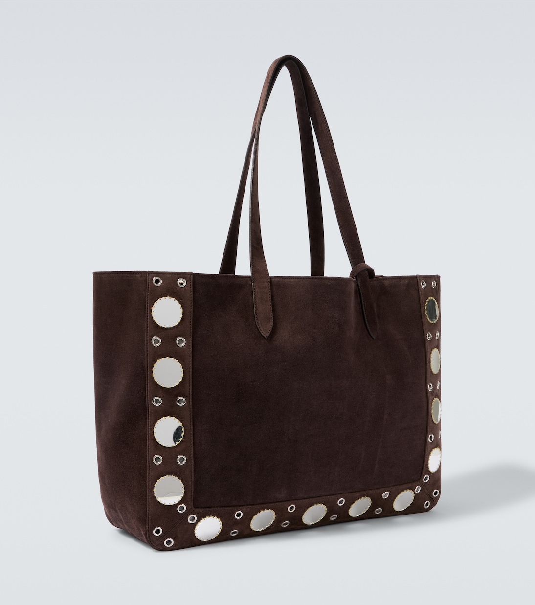 Verzierte Tote Nellcôte Large aus Veloursleder | Valentino Garavani