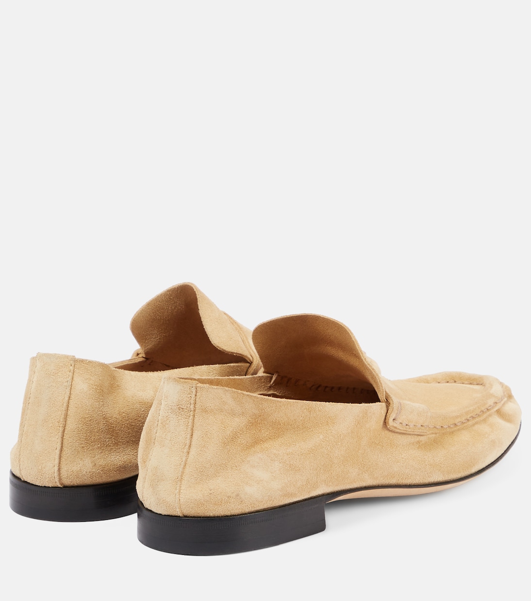 Suede penny loafers | The Row