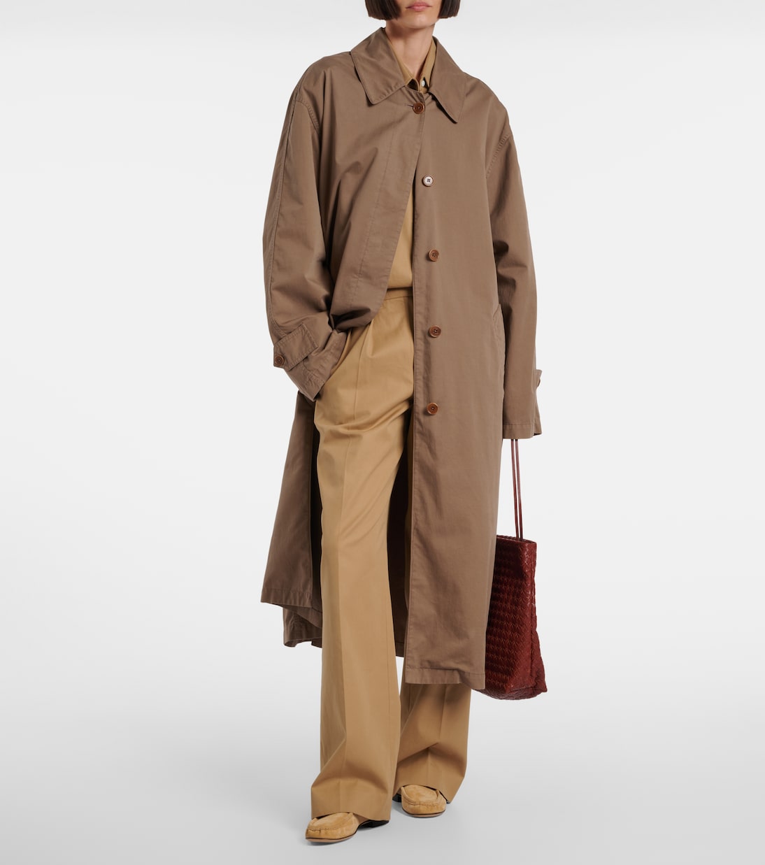 Suede penny loafers | The Row