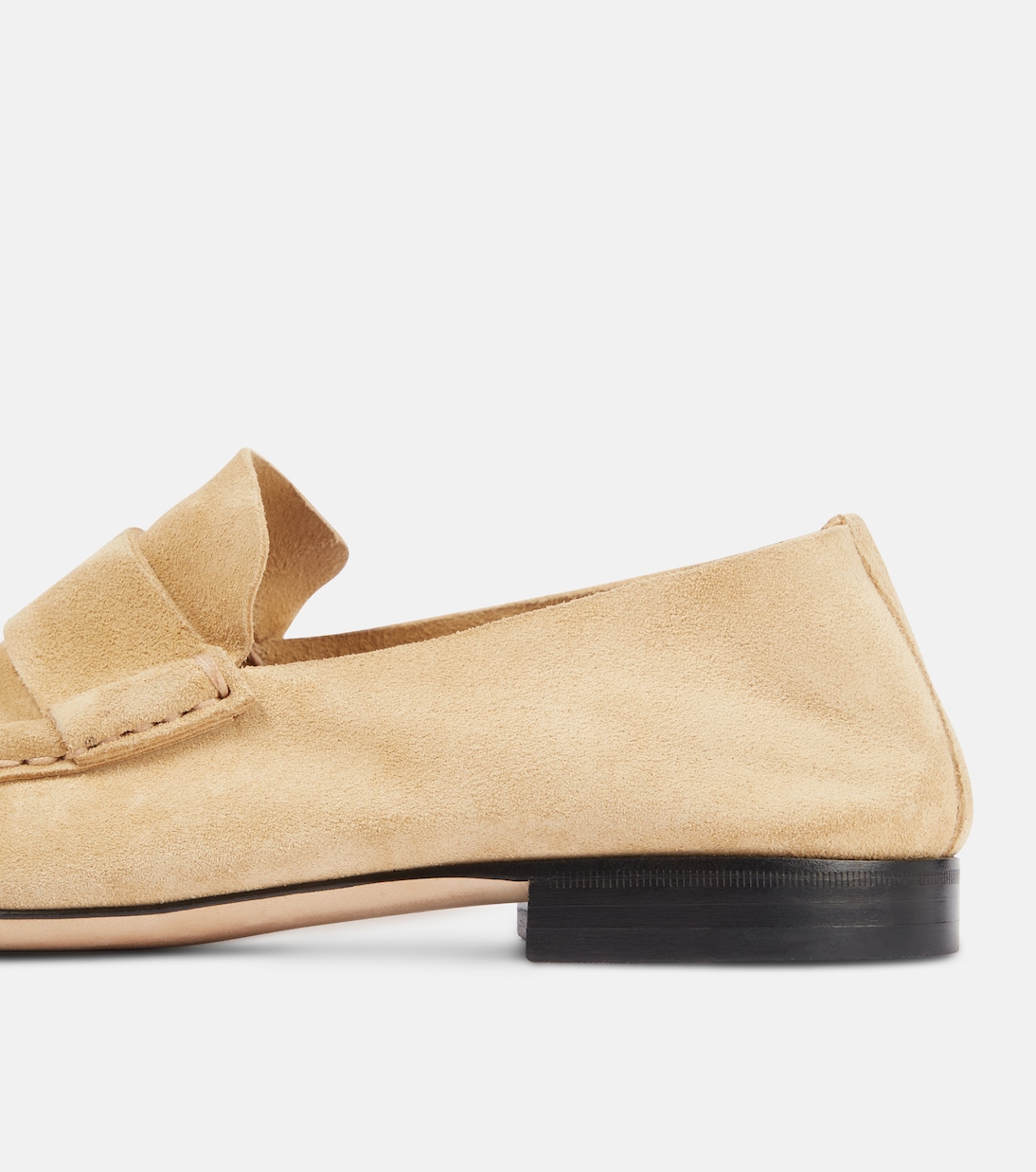 Suede penny loafers | The Row