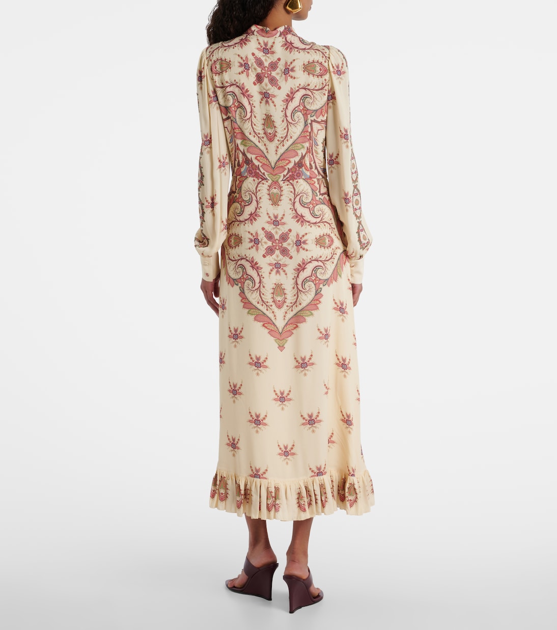 Cutout printed midi dress | Etro