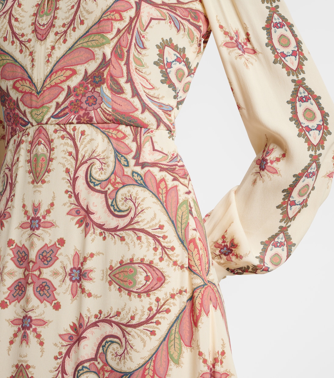 Cutout printed midi dress | Etro