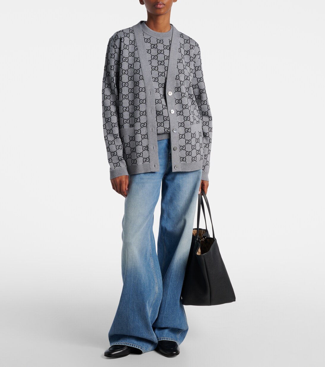 GG wool-blend cardigan | Gucci