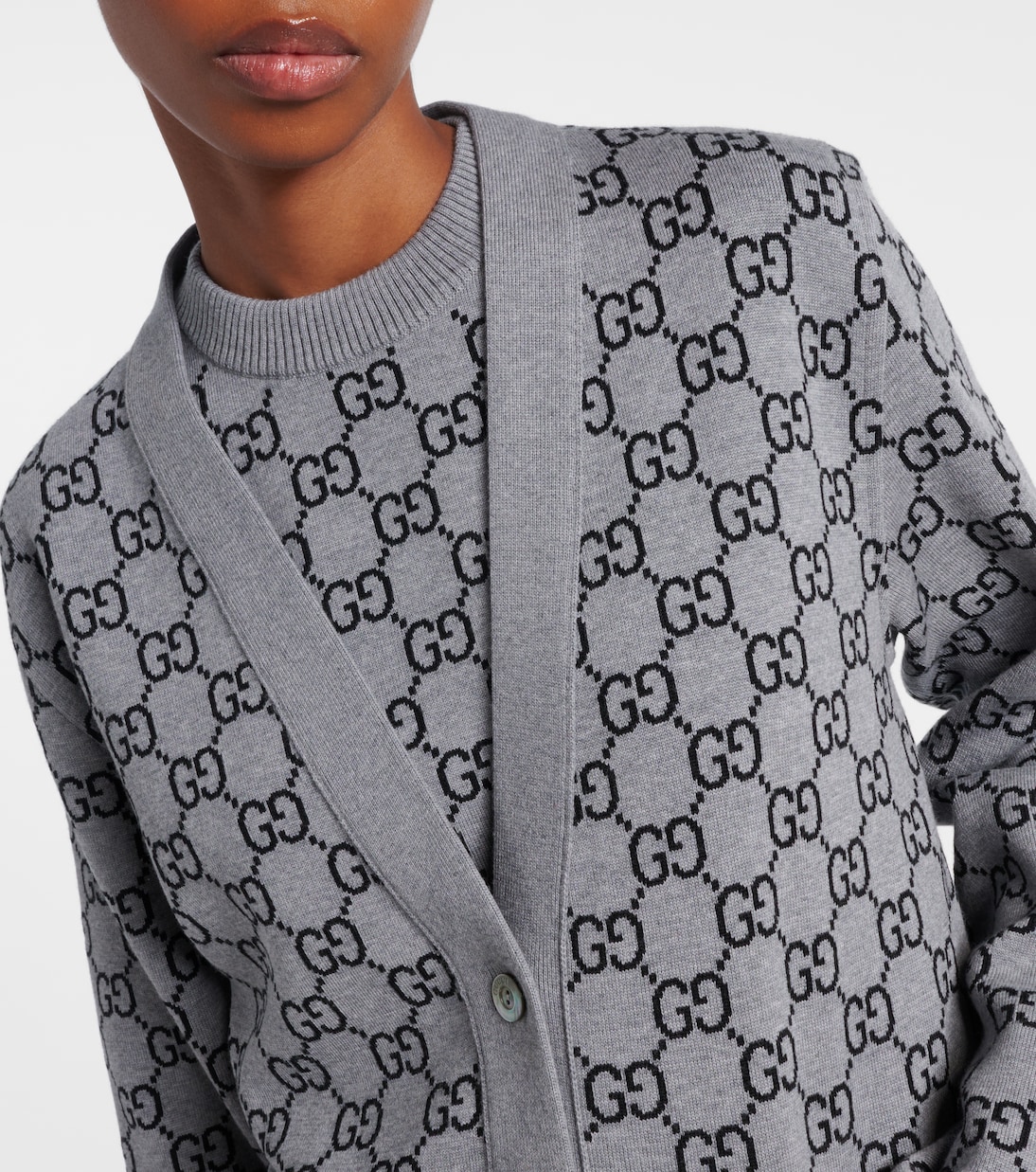 GG wool-blend cardigan | Gucci