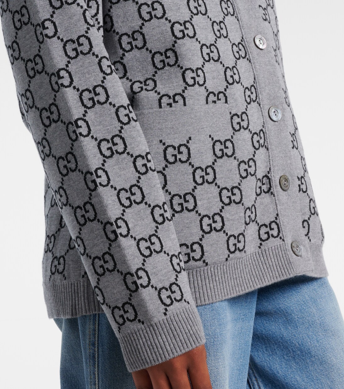 GG wool-blend cardigan | Gucci