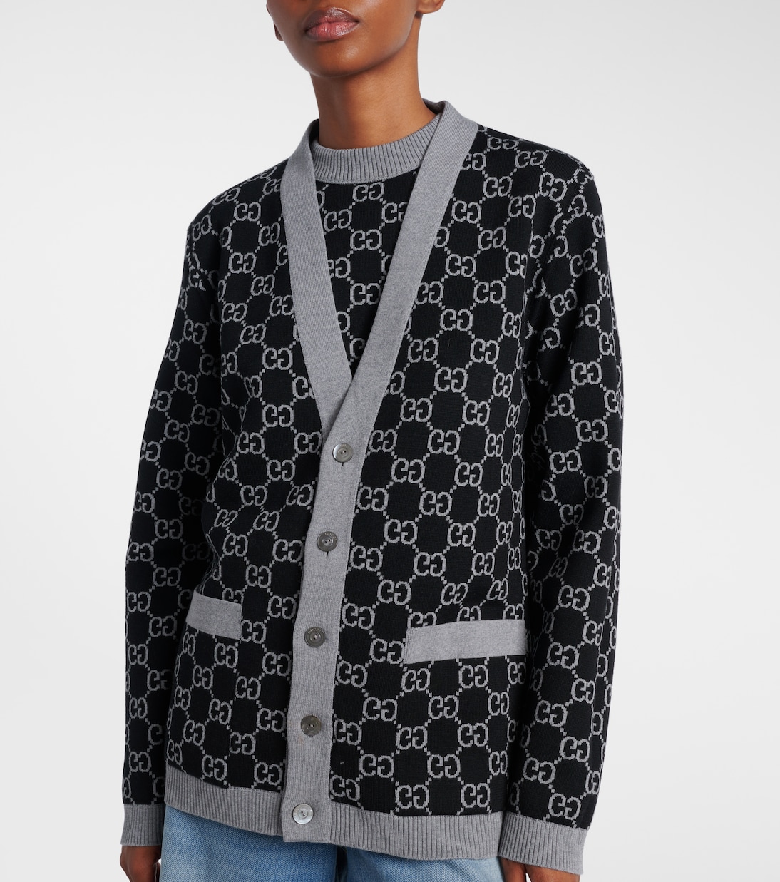 GG wool-blend cardigan | Gucci