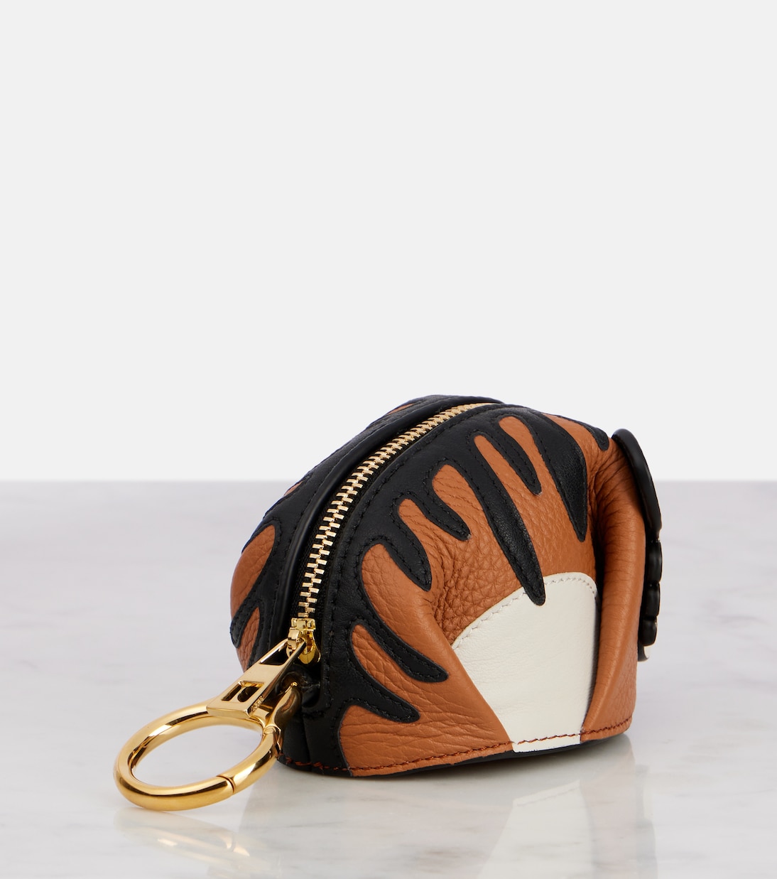 Paula's Ibiza Tiger leather charm | Loewe