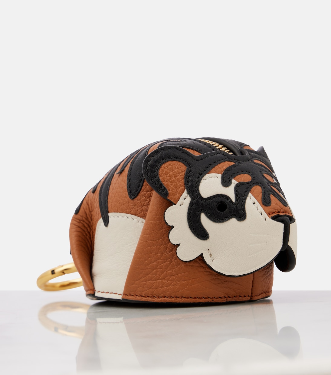 Paula's Ibiza Tiger leather charm | Loewe