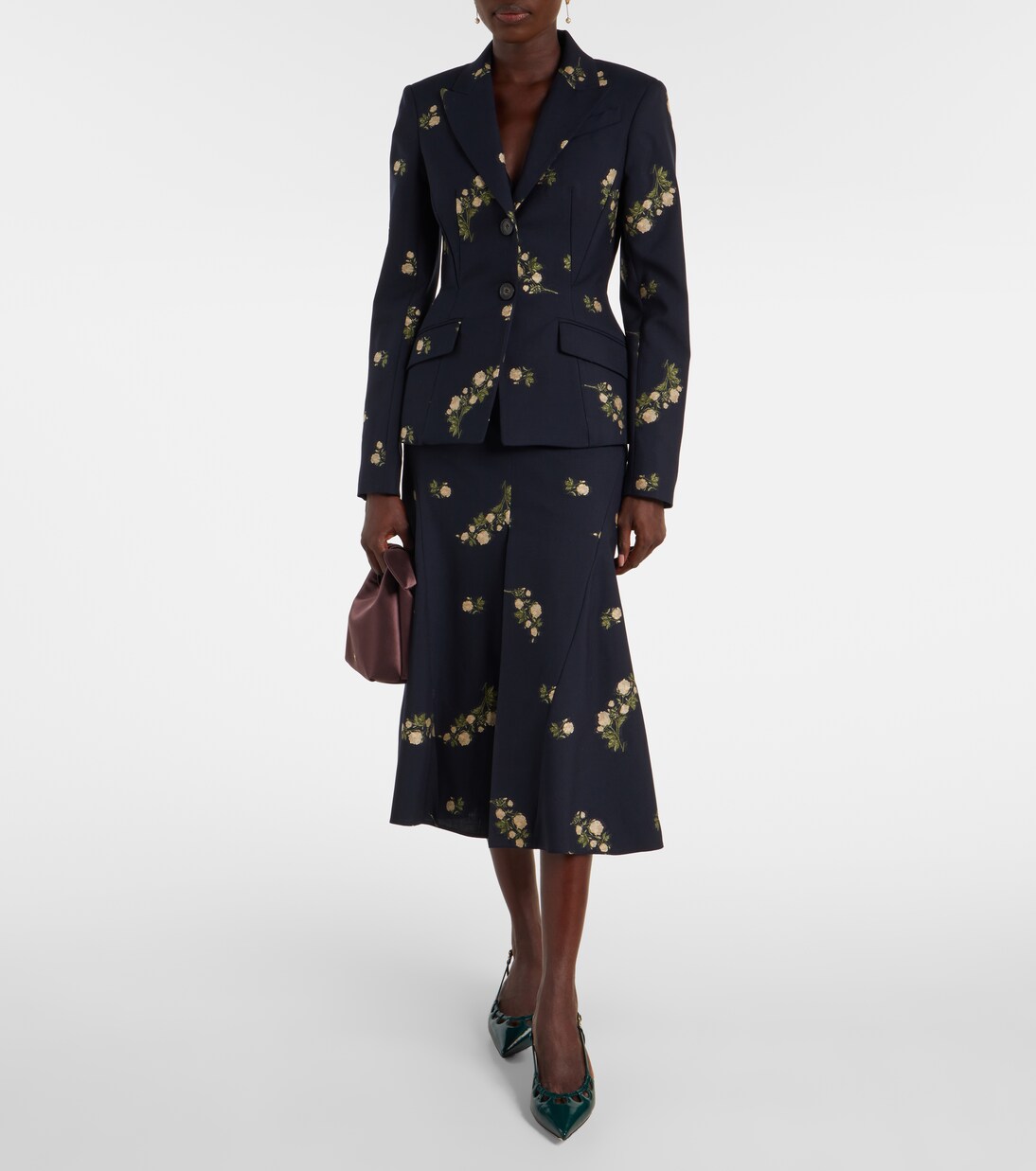 Floral jacquard blazer | Erdem