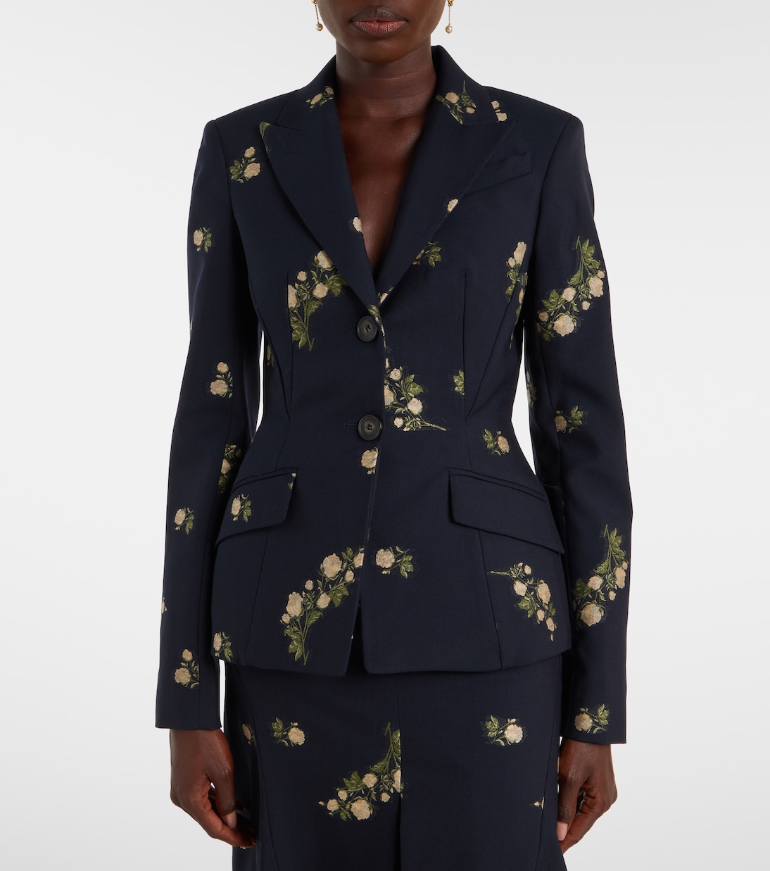 Floral jacquard blazer | Erdem