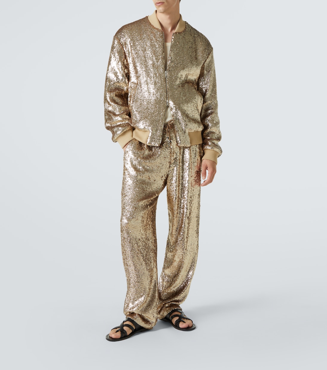 Sequined bomber jacket | Dries Van Noten