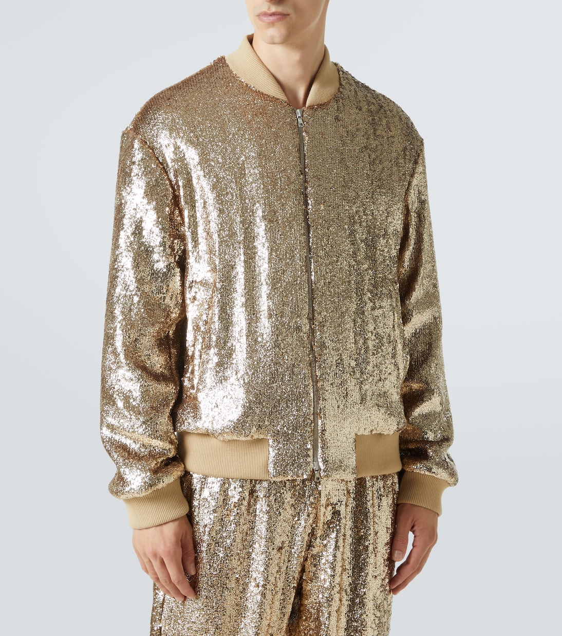 Sequined bomber jacket | Dries Van Noten