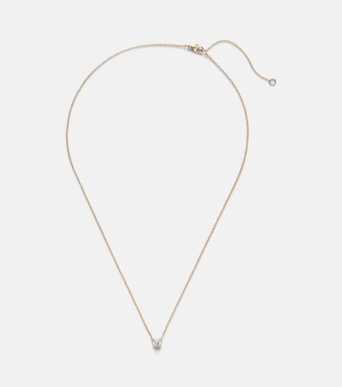 Essential 14kt gold necklace with diamonds | Stone and Strand