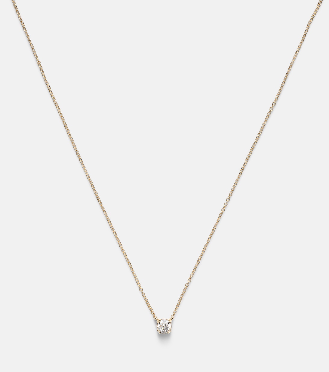 Essential 14kt gold necklace with diamonds | Stone and Strand