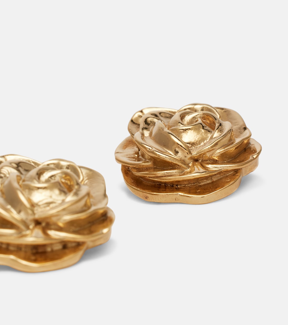 Rose gold-plated earrings | Magda Butrym