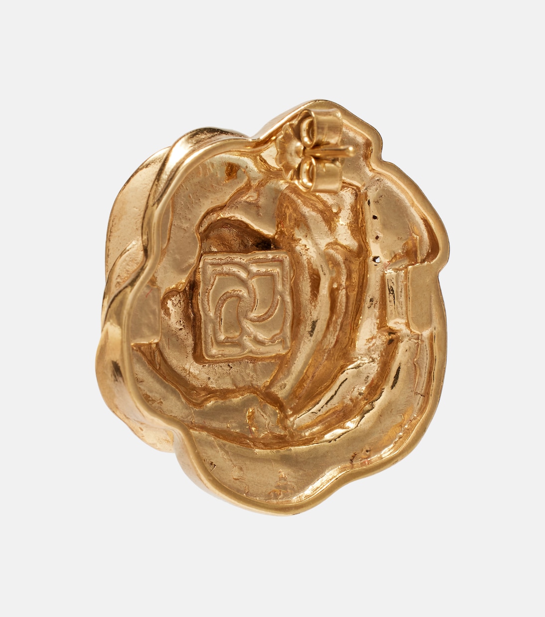 Rose gold-plated earrings | Magda Butrym